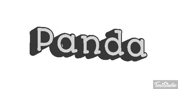 Panda Metin efekti