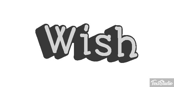 Wish Efecto de texto