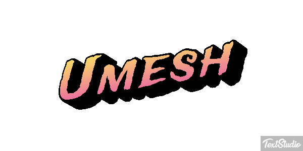 Umesh Effetto testo