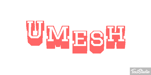 Umesh Effetto testo