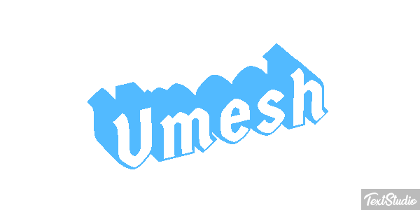 Umesh Effetto testo