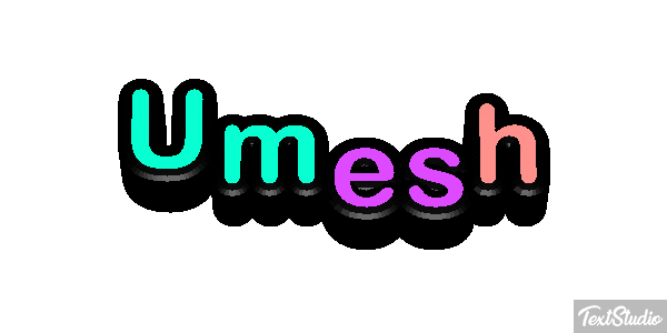 Umesh Effetto testo
