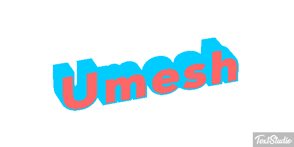 Umesh Effetto testo