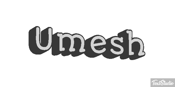 Umesh Effetto testo