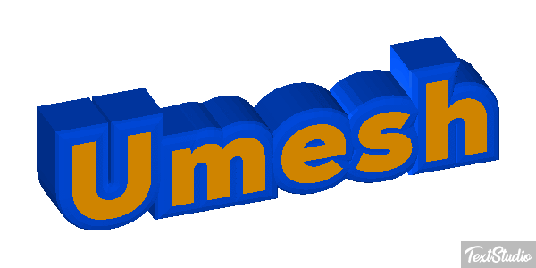 Umesh Effetto testo