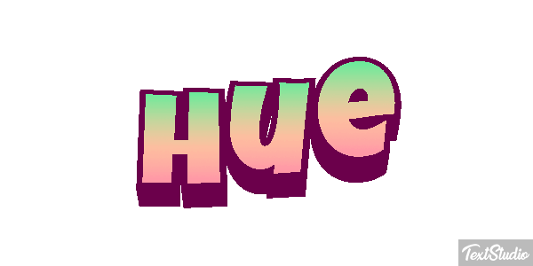 Hue Effetto testo