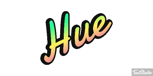 Hue Effetto testo