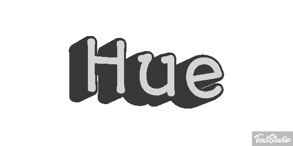 Hue Effetto testo