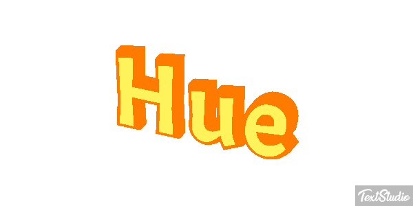 Hue Effetto testo