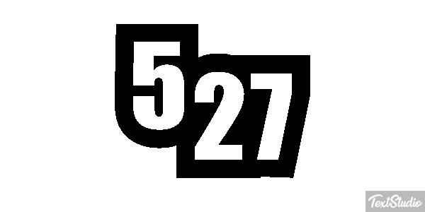 527 Text effect