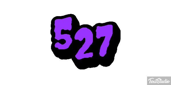 527 Text effect