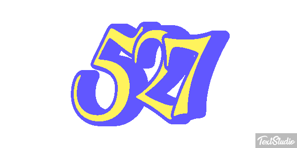 527 Text effect