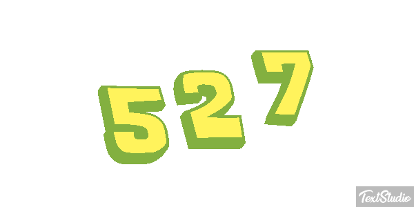 527 Text effect