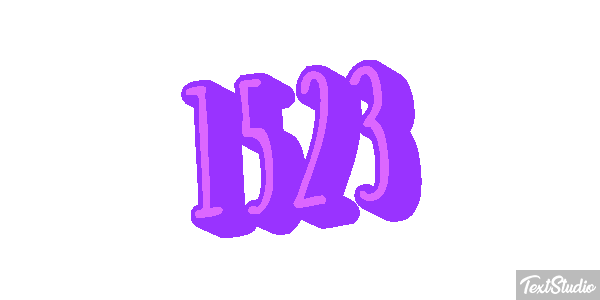 1523 Text effect