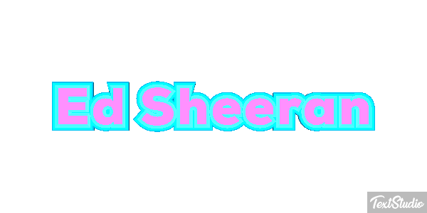 Ed Sheeran Efeito do texto