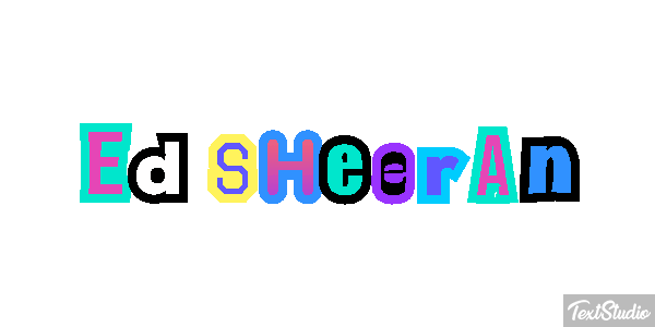 Ed Sheeran Efeito do texto