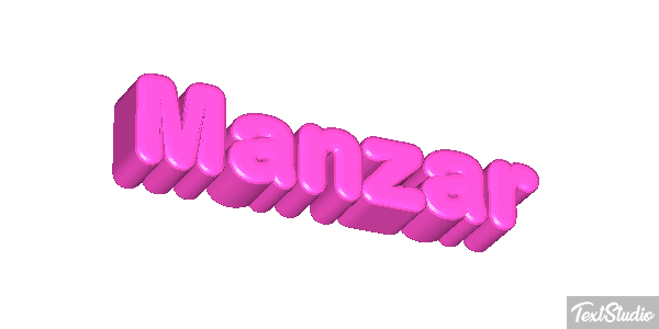 Manzar Text effect