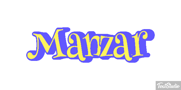 Manzar Text effect
