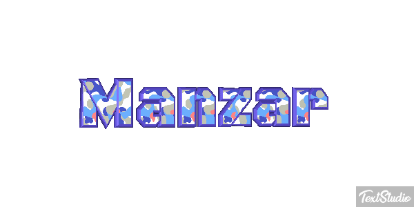 Manzar Text effect