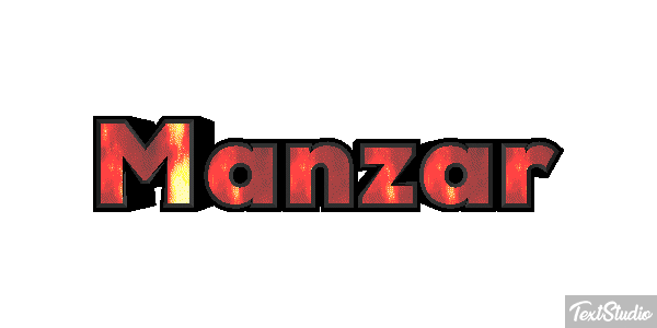Manzar Text effect