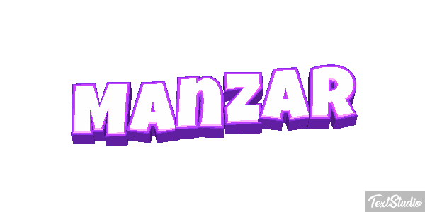 Manzar Text effect