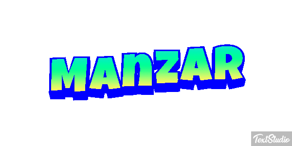 Manzar Text effect