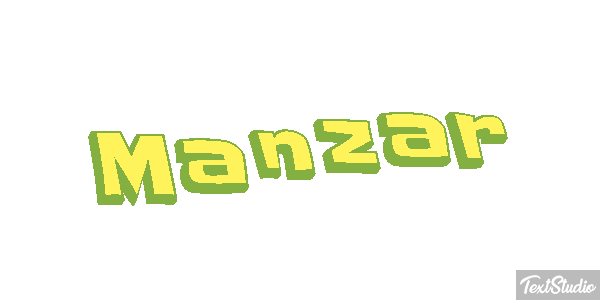 Manzar Text effect