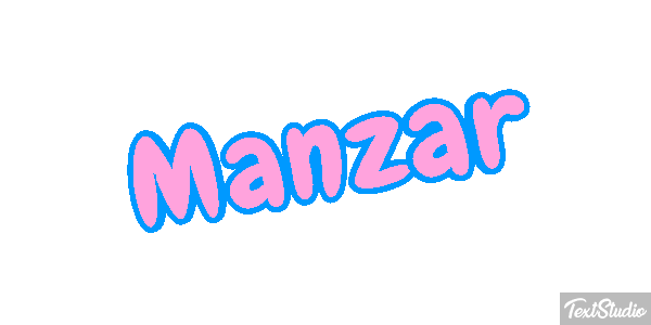 Manzar Text effect