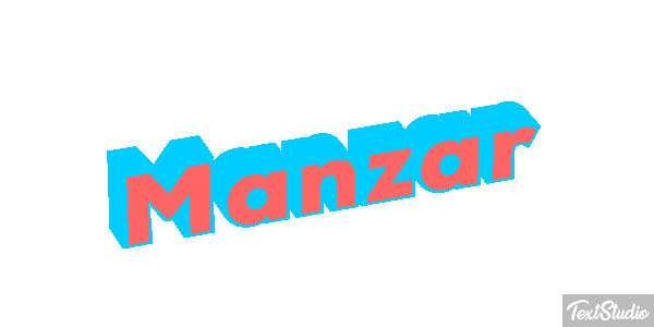 Manzar Text effect