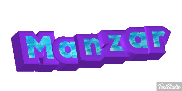 Manzar Text effect