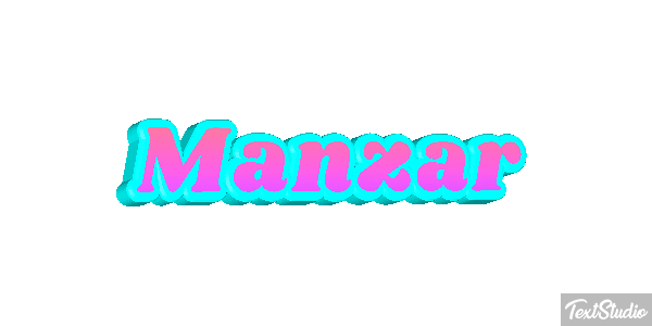 Manzar Text effect