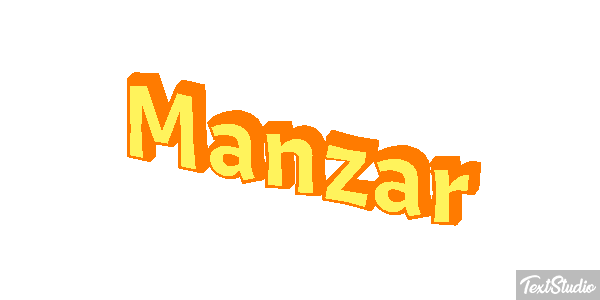 Manzar Text effect