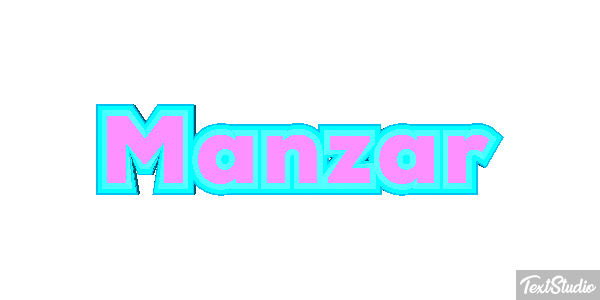 Manzar Text effect