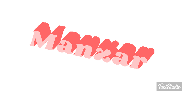 Manzar Text effect