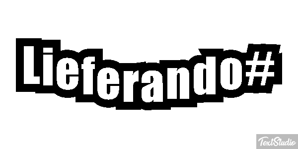 Lieferando# Text effect
