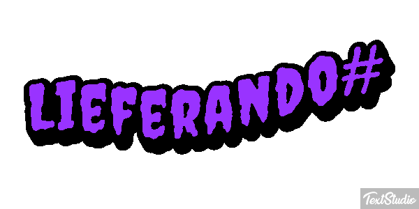 Lieferando# Text effect