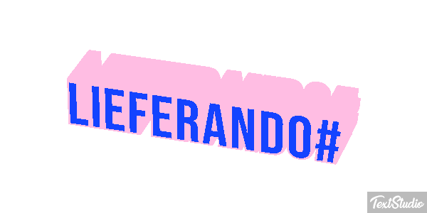 Lieferando# Text effect