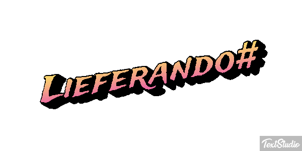 Lieferando# Text effect