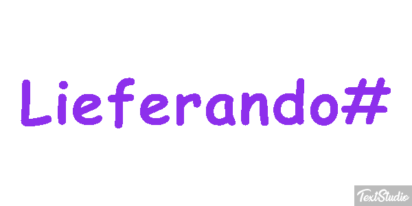 Lieferando# Text effect