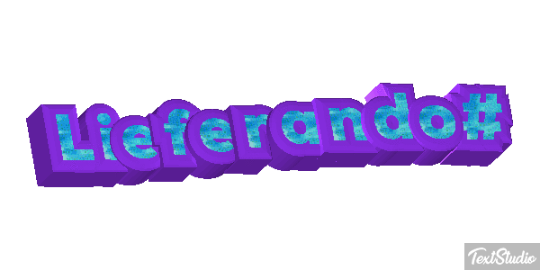 Lieferando# Text effect