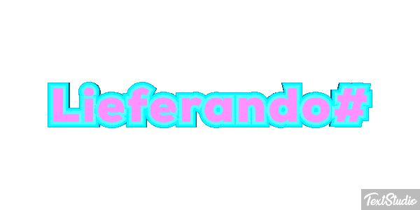 Lieferando# Text effect