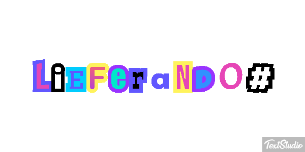 Lieferando# Text effect