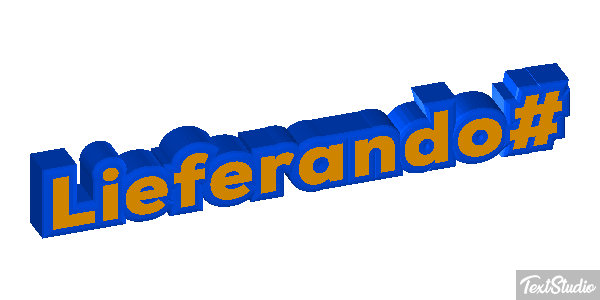 Lieferando# Text effect