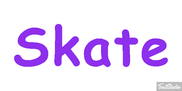 Skate Текстовый эффект