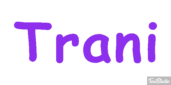 Trani Tekst effect