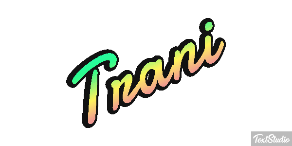 Trani Tekst effect