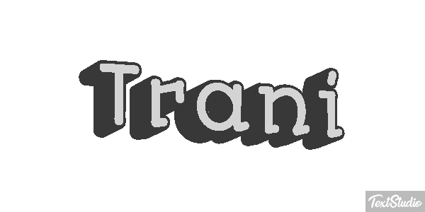 Trani Tekst effect