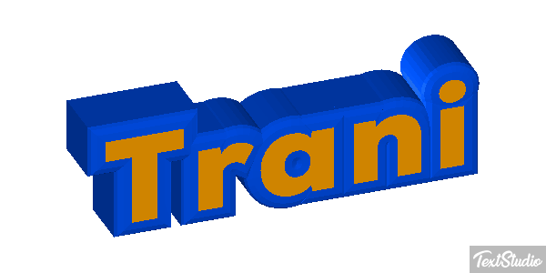 Trani Tekst effect