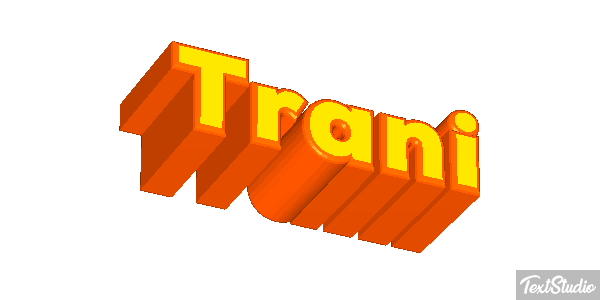 Trani Tekst effect