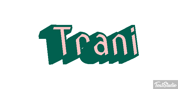 Trani Tekst effect